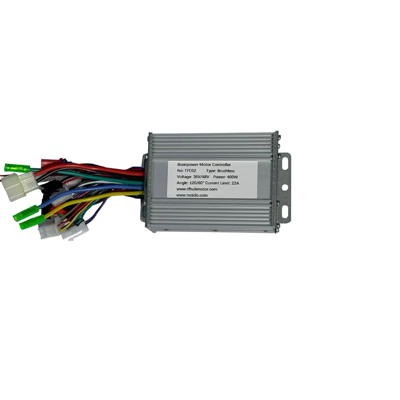 8 inch 24V/36V/48V 250W/400W brushless gearless electric hub motor wheel with matched controller, thumb throttle, ebs brake hand
