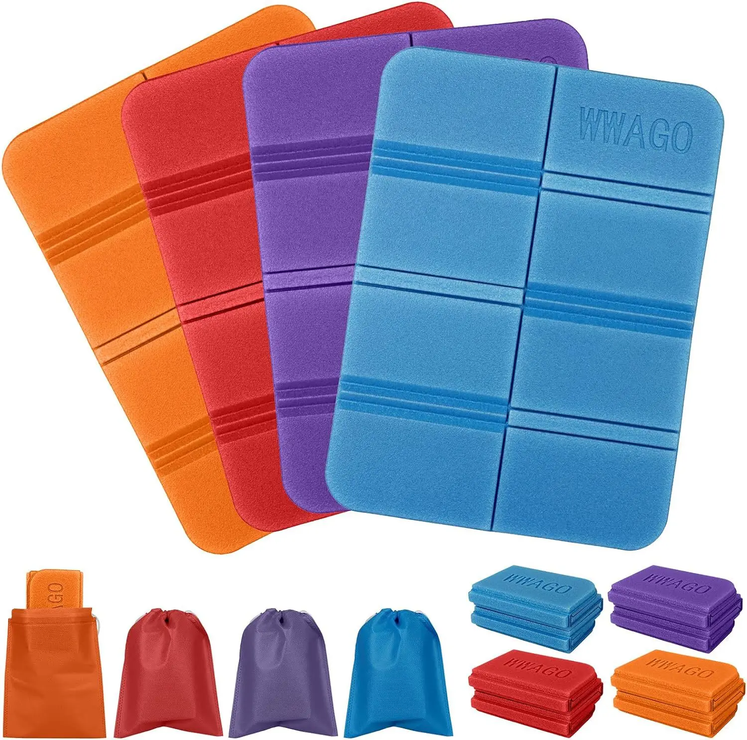 Portable Outdoors Travel Fishing Seat Cushion Fold Foam Ultralight Camping Mat Picnic Mat Moisture-proof Pad foam pad,camping mat,moisture proof mat,picnic mat,seat cushion