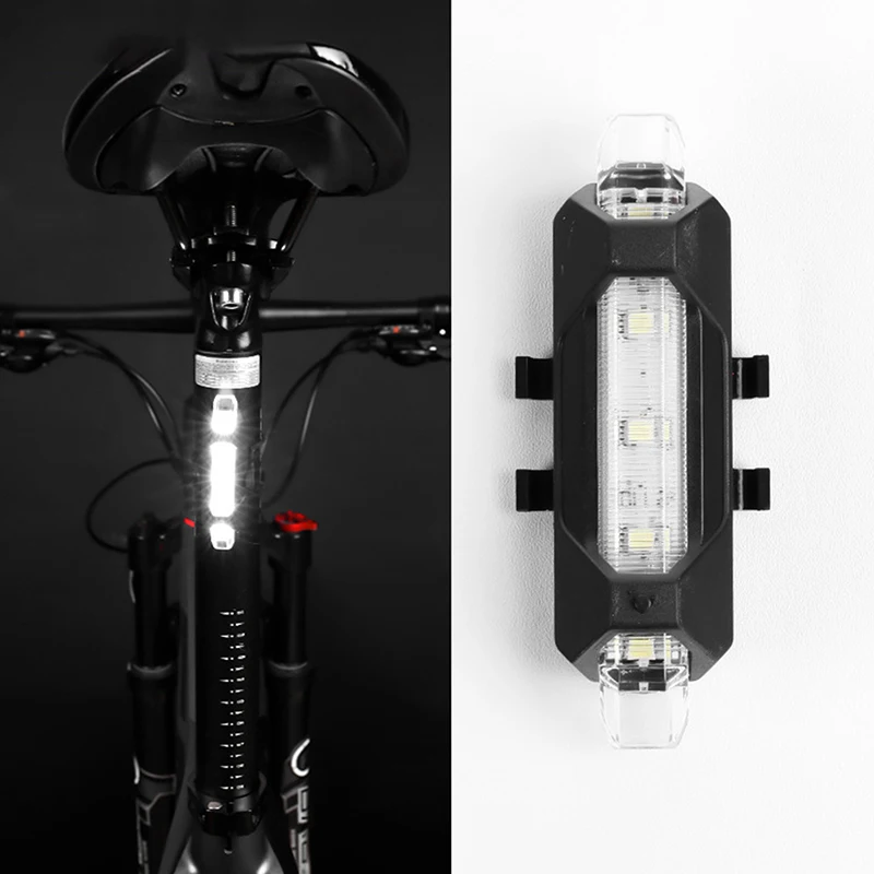 BicycleLightLEDWaterproofRearTailLightUSBRechargeableBike