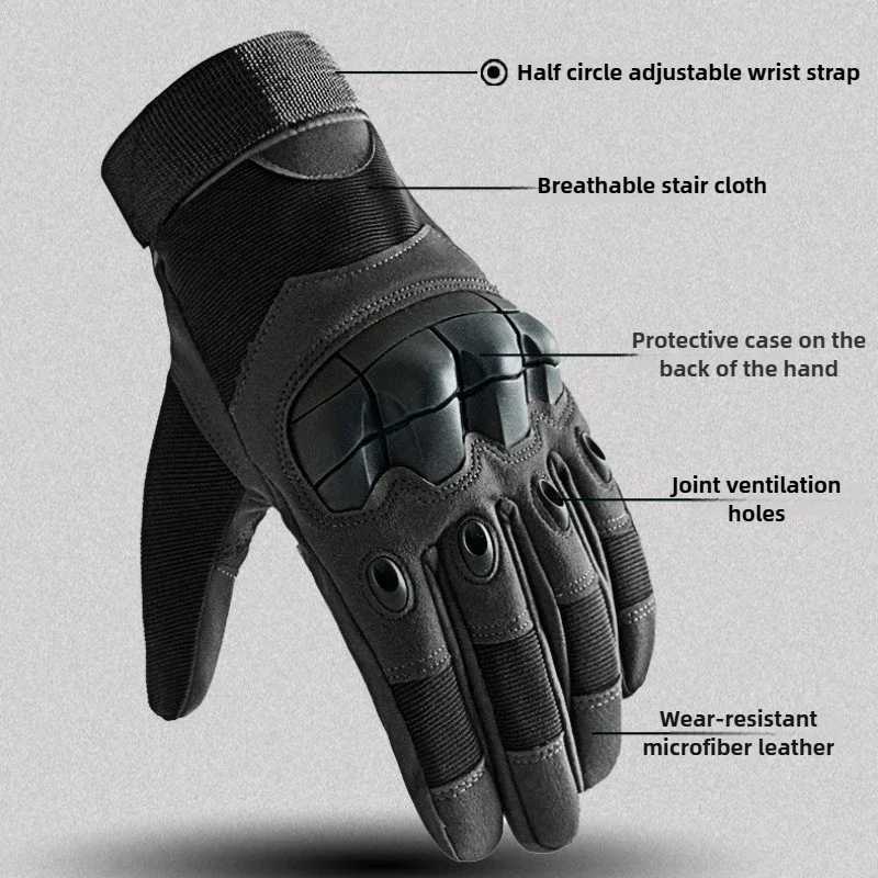 Motorcycle Gloves Touch Screen Motorbike Riding Gloves Summer Breathable Moto Gloves Full Finger Motocross Guantes 6