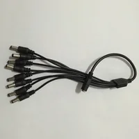 Адаптер питания 12 В, 5 А + 8 разделенных кабелей питания для камер видеонаблюдения DVR Аналоговая камера AHD TVI CVI DVR Systems — изображение 4