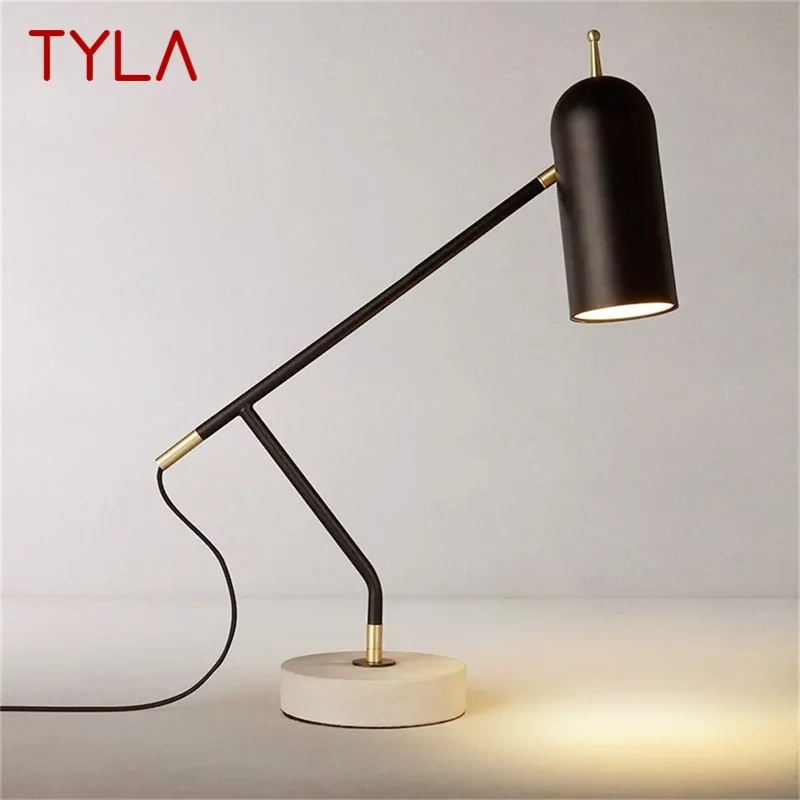 

TYLA Nordic Table Lamp Modern Vintage Desk Light LED Fashion for Home Decor Study Bedroom Bedside Living Room