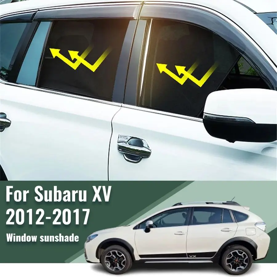 

For Subaru XV Crosstrek GP 2012-2017 Car Sunshade Visor Front Windshield Frame Curtain Rear Side Baby Window Sun Shade