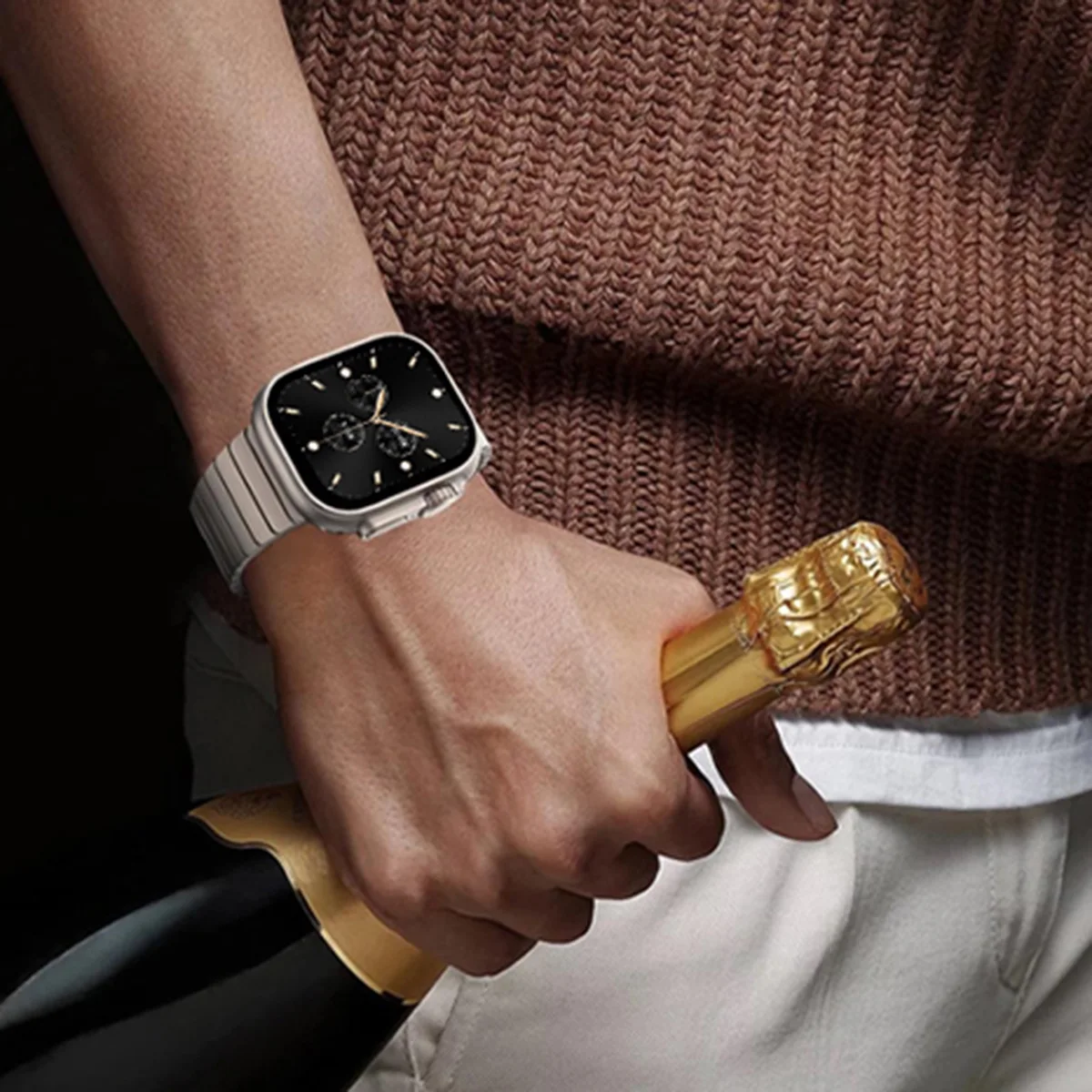 Stainless Steel Magnetic Luxury Strap