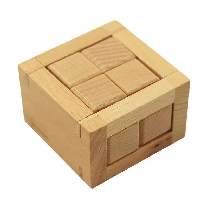 Breakout Difficult Assembly And Disentanglement Puzzles Wooden Luban Lock Unlock Interlock Brain Teaser Toys For Adults Kids 6