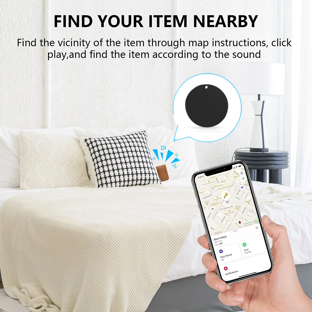 Bicycle Bell for Apple AirTag Bike Mount Bicycle Bell Waterproof Anti-Theft for Air Tag GPS Tracker Under Bike Holder