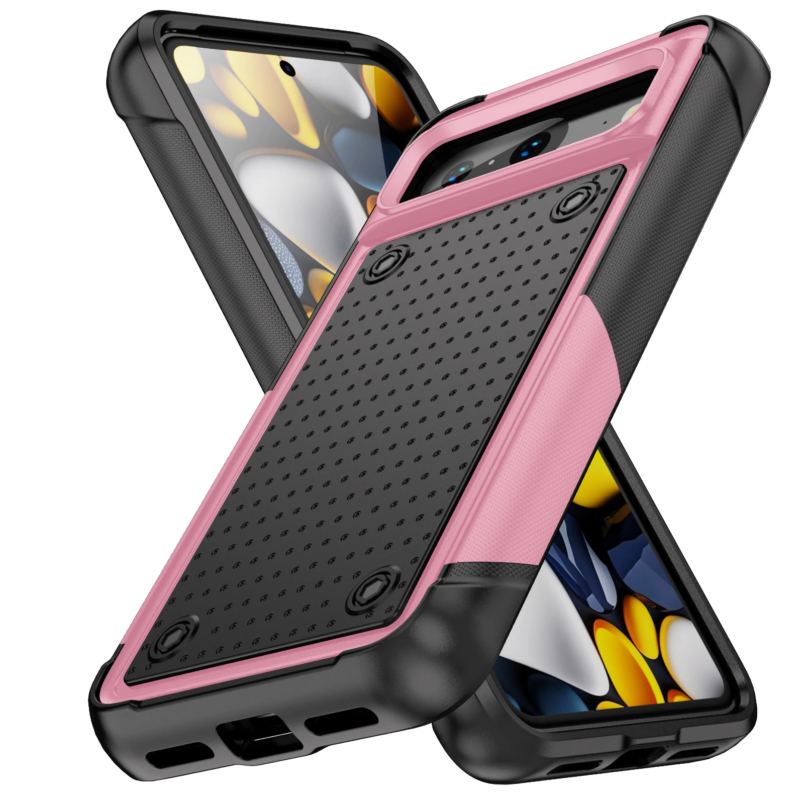 Luxury Rugged Shockproof Phone Case - Slim Fit Anti-Drop Protective Cover