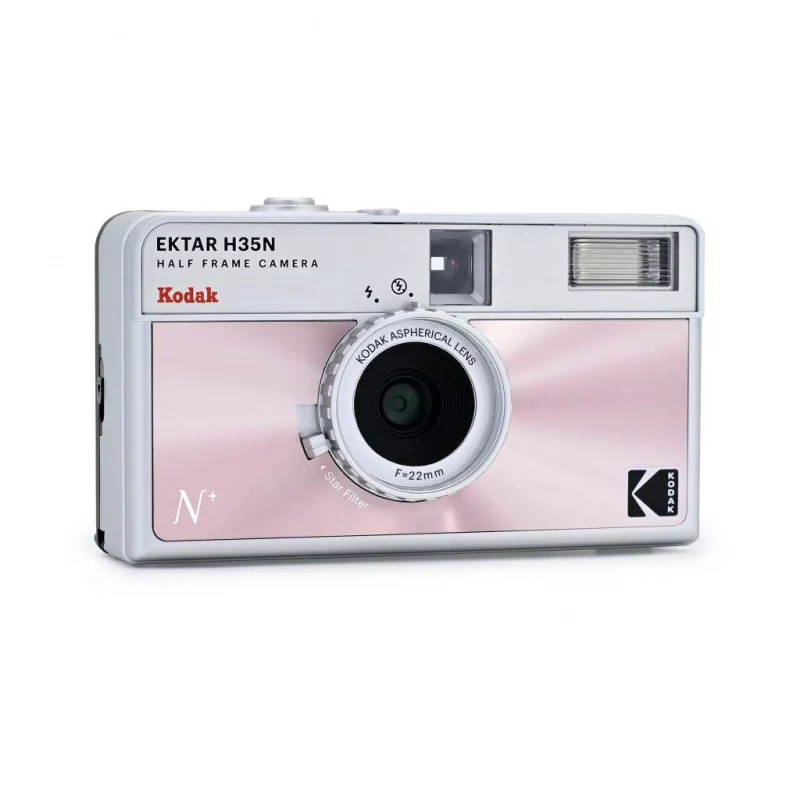 KODAK EKTAR H35N Mezza cornice 135 Fotocamera con pellicola da 35 mm Flash integrato / Pellicola Kodak Colorplus 200 - immagine 4
