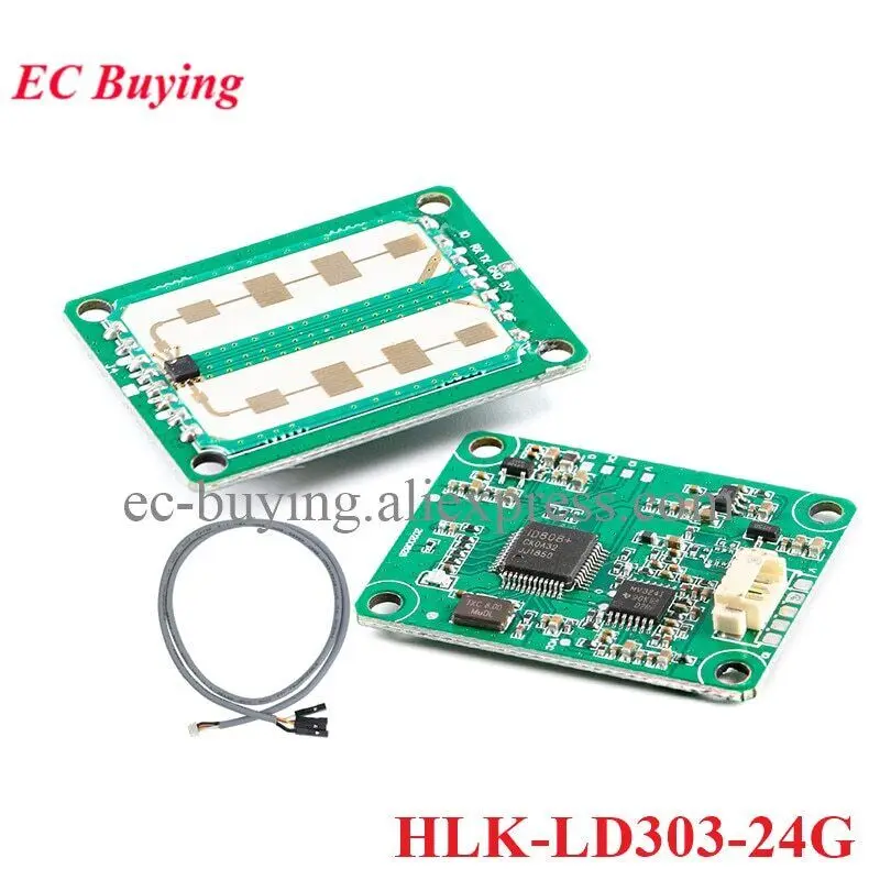 

HLK-LD303-24G 24GHz Millimeter MM Wave Ranging Radar Sensor Module Detection