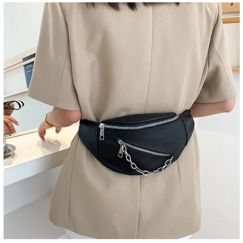Women's Waist Bag Pu Leather Crossbody Belt Bags Designer Fanny Pack for  Women 2023 Hip Sack Phone Bum Chest Bags Fashion Belly - AliExpress