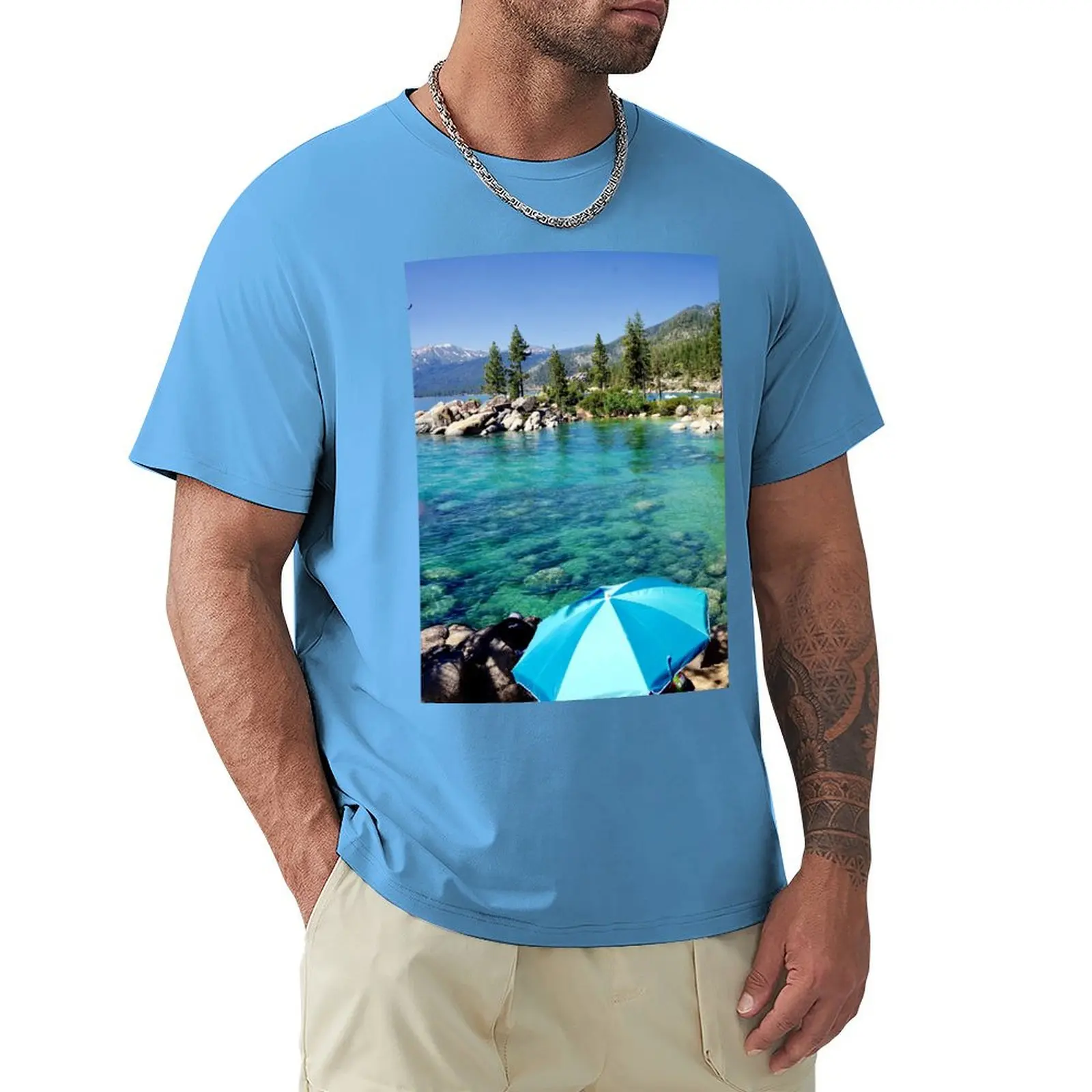 

Summer Blues T-Shirt Short sleeve tee hippie clothes t shirts for men graphic