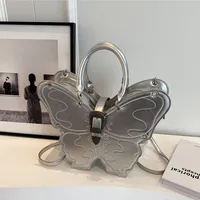 2023 New Butterfly Shape Women Satchel Bags Personalized Leather Retro Designer Backpacks Gothic Embroidery Girls Messenger Bags 1