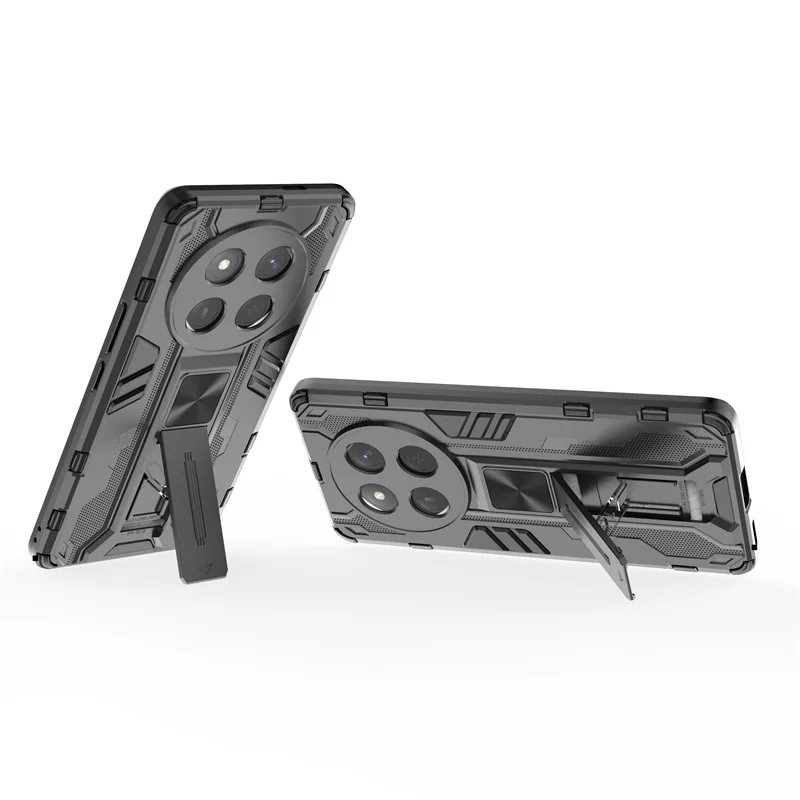 Shockproof Armor Phone Case with Magnetic Holder and Stand – Durable Hard PC Back Cover