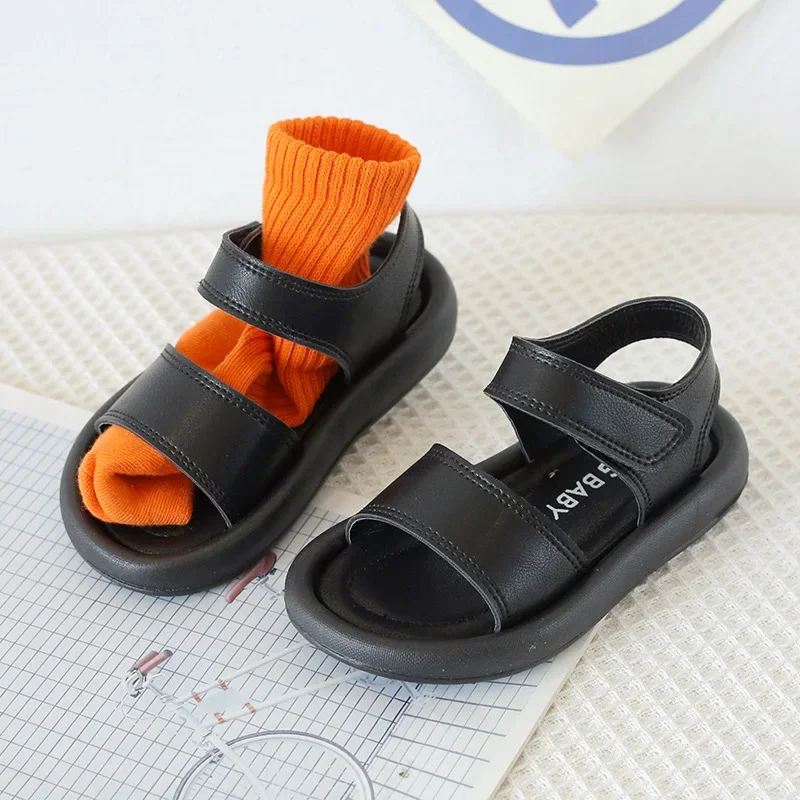 Children's Sandals for Boys Girls Unisex Toddlers Little Kids Beach Sandals 2025 Summer Shoes Simple Style Classic Soft 21-30