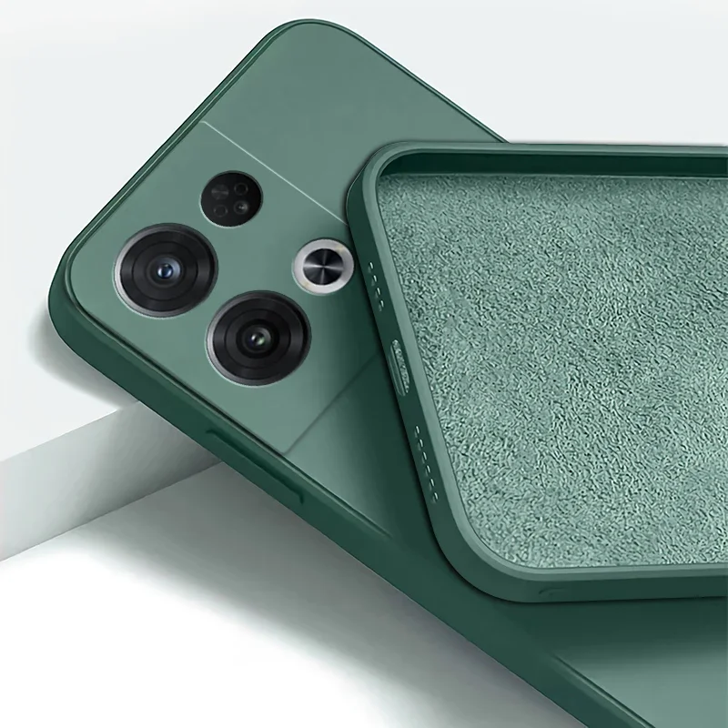 Square Liquid Silicone 360 Protective Phone Cover