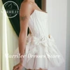 Marrilee Customized Princess Ballet Strapless Tulle Evening Dress With Bow Above Knee Sleeveless Sexy Open Back Short Prom Gowns 2