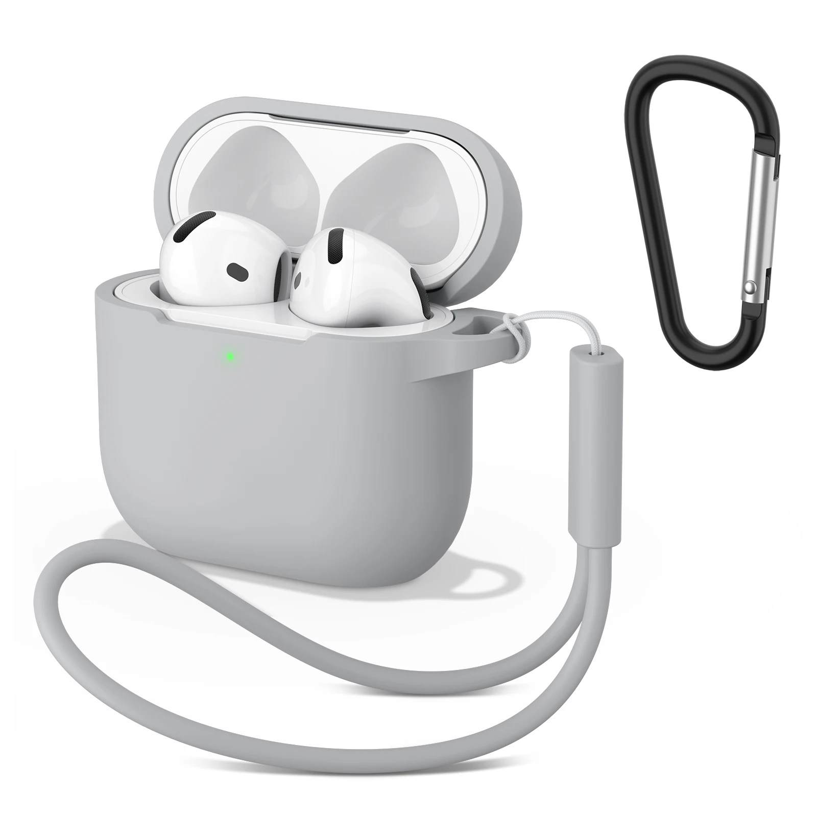 غلاف حماية سيليكون لأجهزة AirPods 4 – حافظة سماعة...