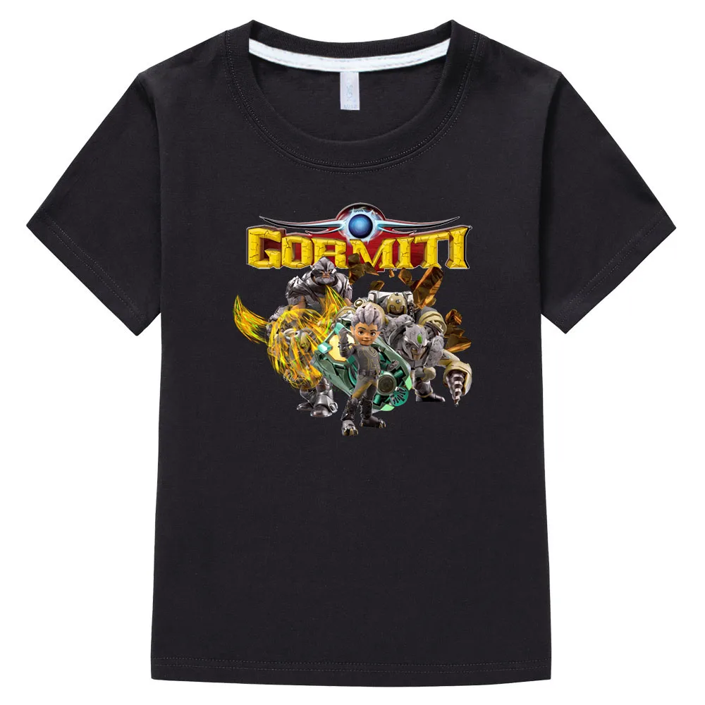 Gormiti T Shirts Children Summer Clothing Baby Boys Tees Game Tops