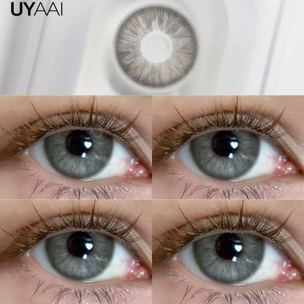Vibrant Blue Cosmetic Contact Lenses for Eye Color Transformation - 2 Pack