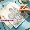 Lovely Home Coloring Book 24 Page Adult Picture Book Gift For Birthday Party Relieve Stress Kill Time Graffiti Painting Drawing 6