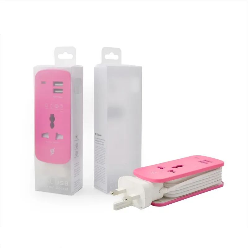  Ƽ USB ޴ ͽټ  2 ,  ÷, 1.5m ̺, AC   , USB Ʈ  