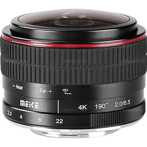 Meike MK-6.5mm F/2 6.5mm F2 원형 어안렌즈 다층 나노 코팅 브라이트 F/2 최대 조리개