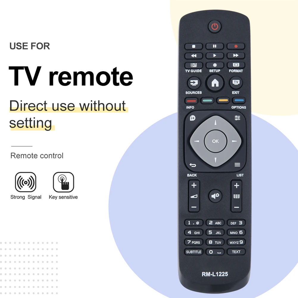 RM-L1225 Philips TV Remote Control 398GR8BD1NEPHH 47PFH4109/88 32PHH4009 40PFH4009 50PFH4009 tv remote control