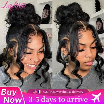 Lafino Wig 360 Full Lace Wig Human Hair Pre Plucked Hd Body Wave 230 Density Lace Wig 360 Lace Frontal Wigs Invisible Drawstring 1