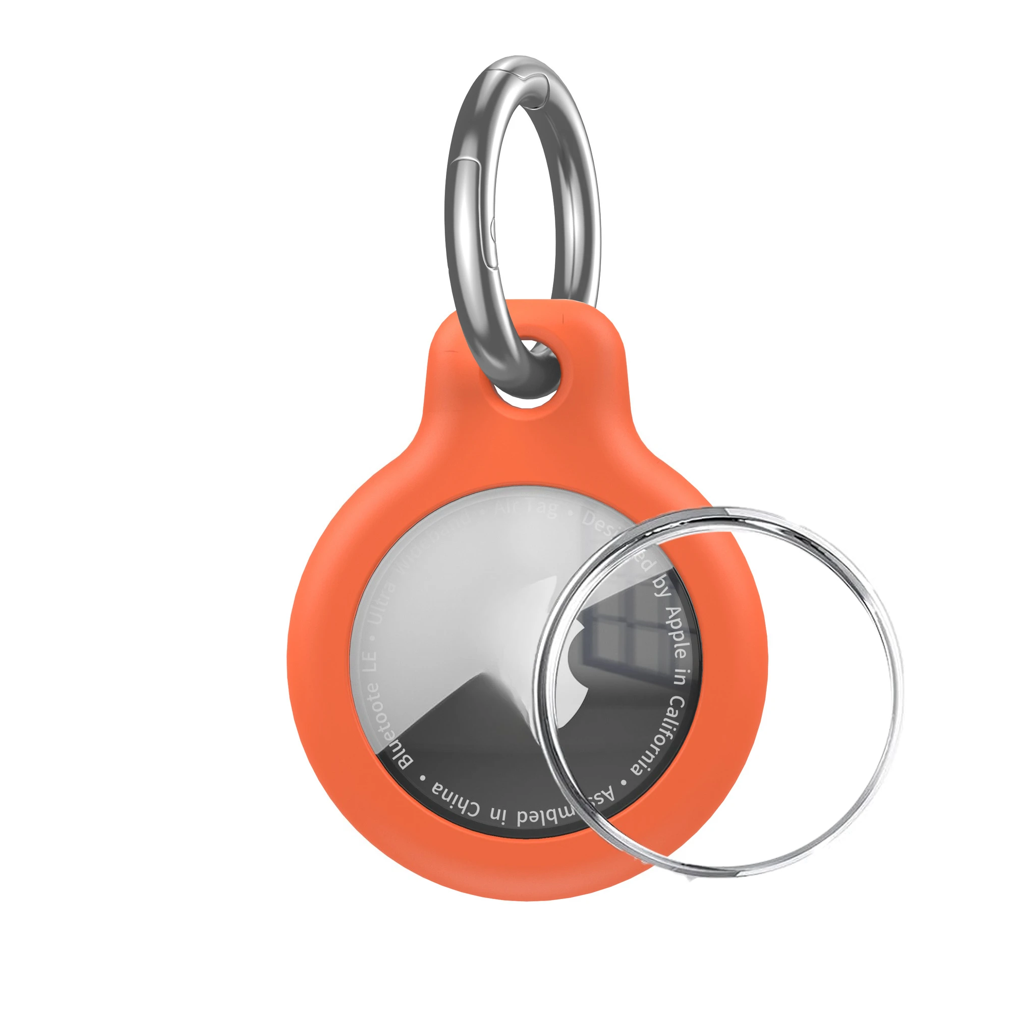 Enhanced AirTag Holder - Secure Wire Cable Keychain with Protective Case for Luggage, Keys, Backpacks, Pets