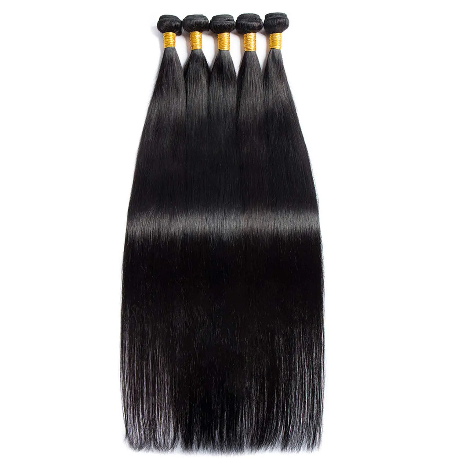 RAW Staright Human Hair Bundles 10--32inch Brazilian Straight Hair Weaves Bundles For Women Natural Brown Color Remy Human