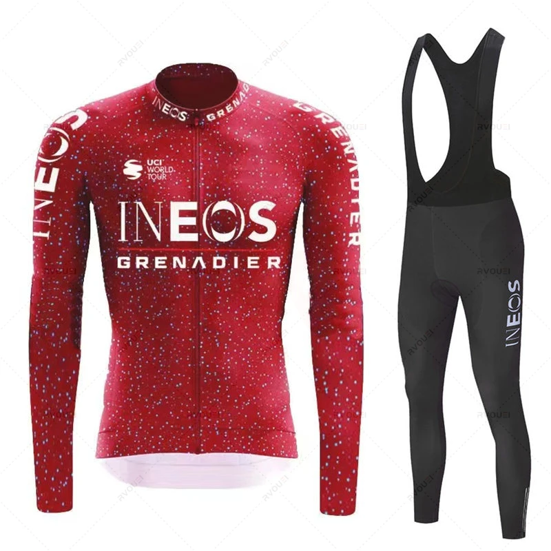 Ineos Grenadier Autumn Cycling Jersey Set Ropa Ciclismo Spring