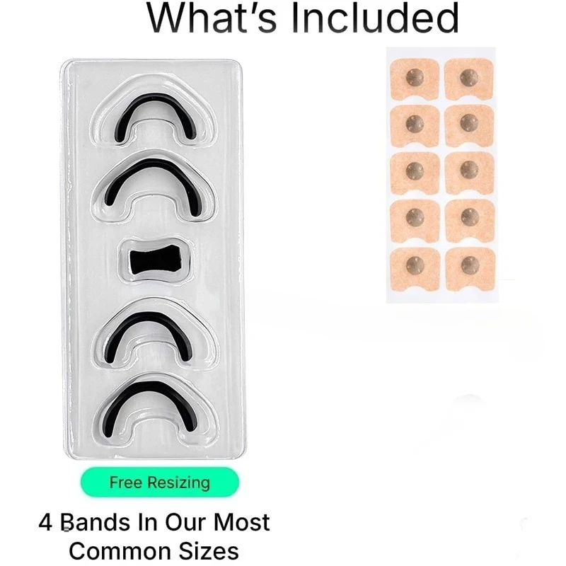 Anti-Snoring Nasal Dilator Starter Kit - Magnetic Breathing Strips to Improve Sleep Quality & Enhance Athletic Oxygen Intake