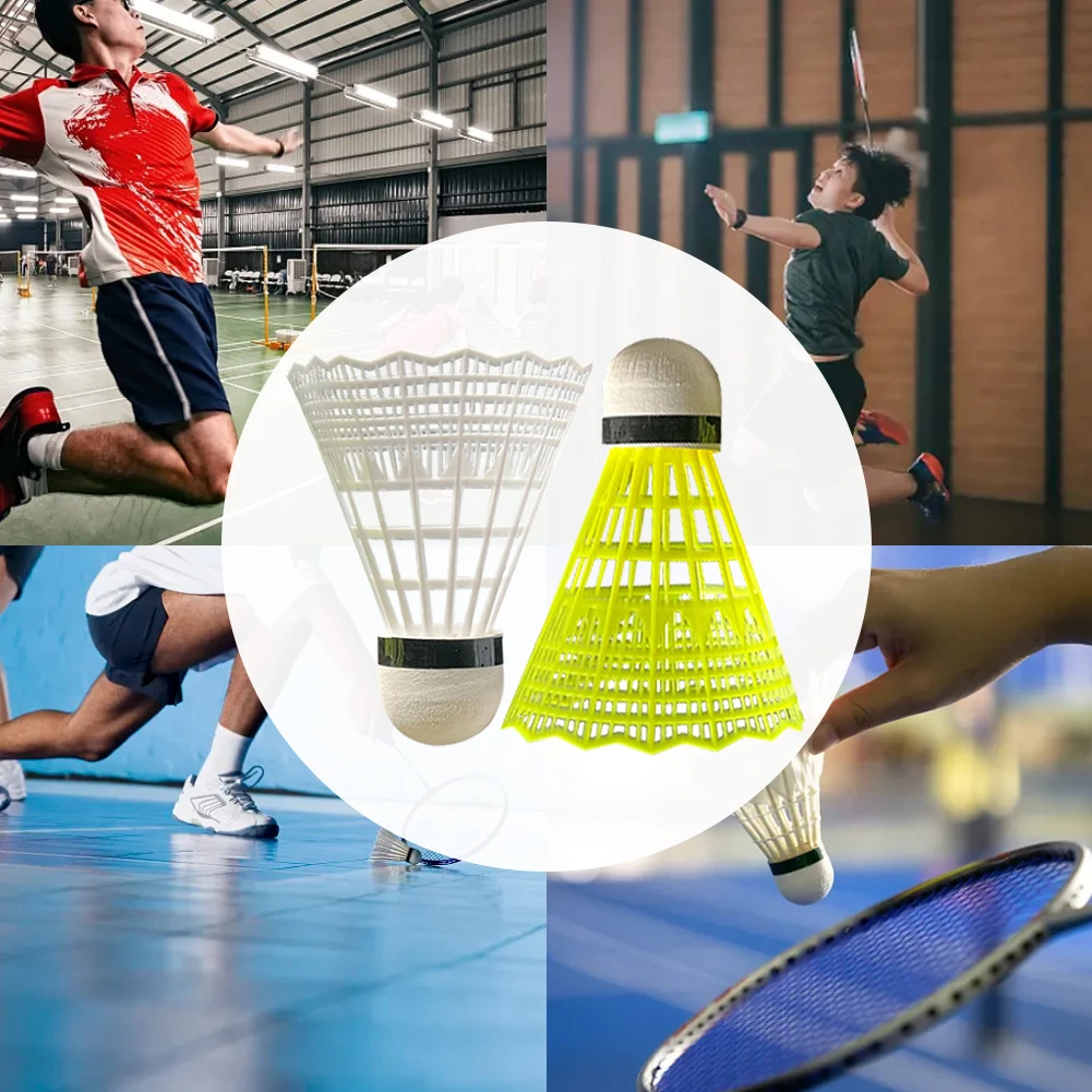 Badminton Shuttlecock Badminton Ball 3/6 Pcs High Speed Badminton Birdies for Outdoor & Indoor Sports