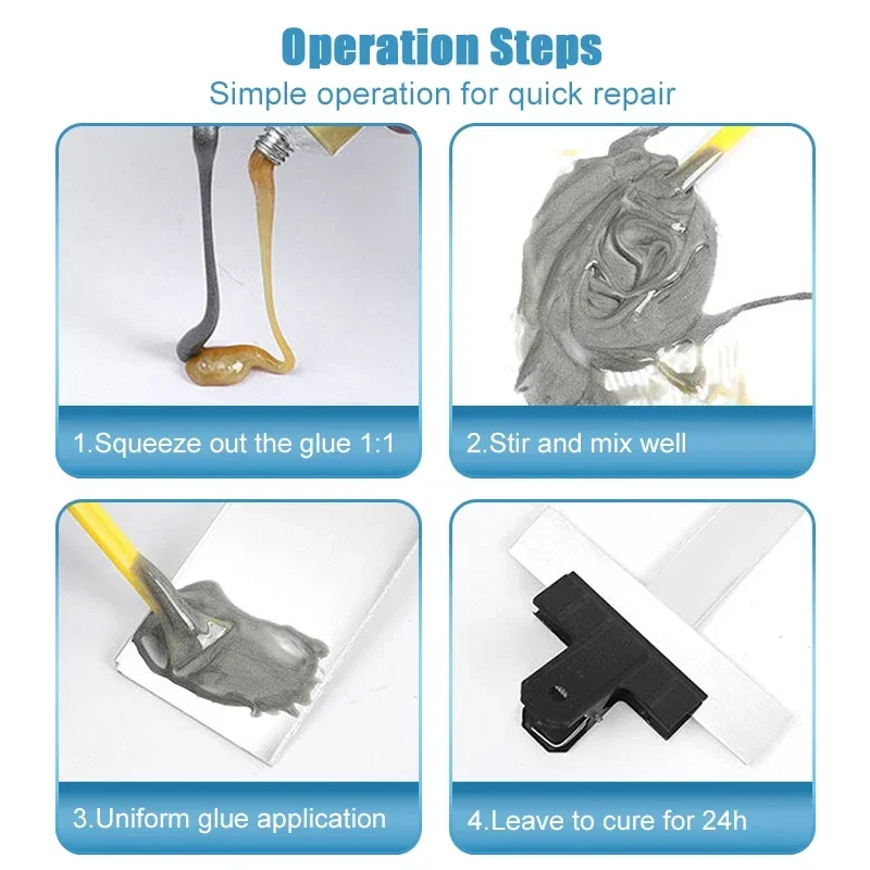 Repair Glue High Strength Metal Repair Glue Cold Welding Glue Plastic Repair Casting Adhesive