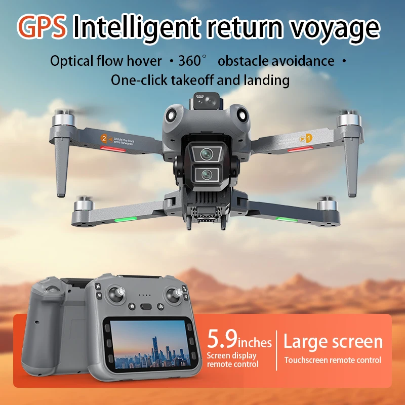 2025 New Professional Drone L300 PRO GPS 4K HD Camera Obstacle Avoidance Wide Angle Foldable RC Helicopter WIFI FPV Helicopter H