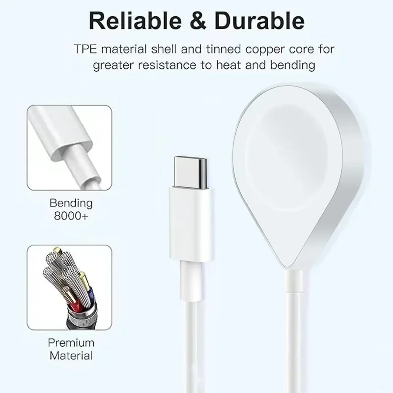 Fast Charging Cable for Watch and iPhone