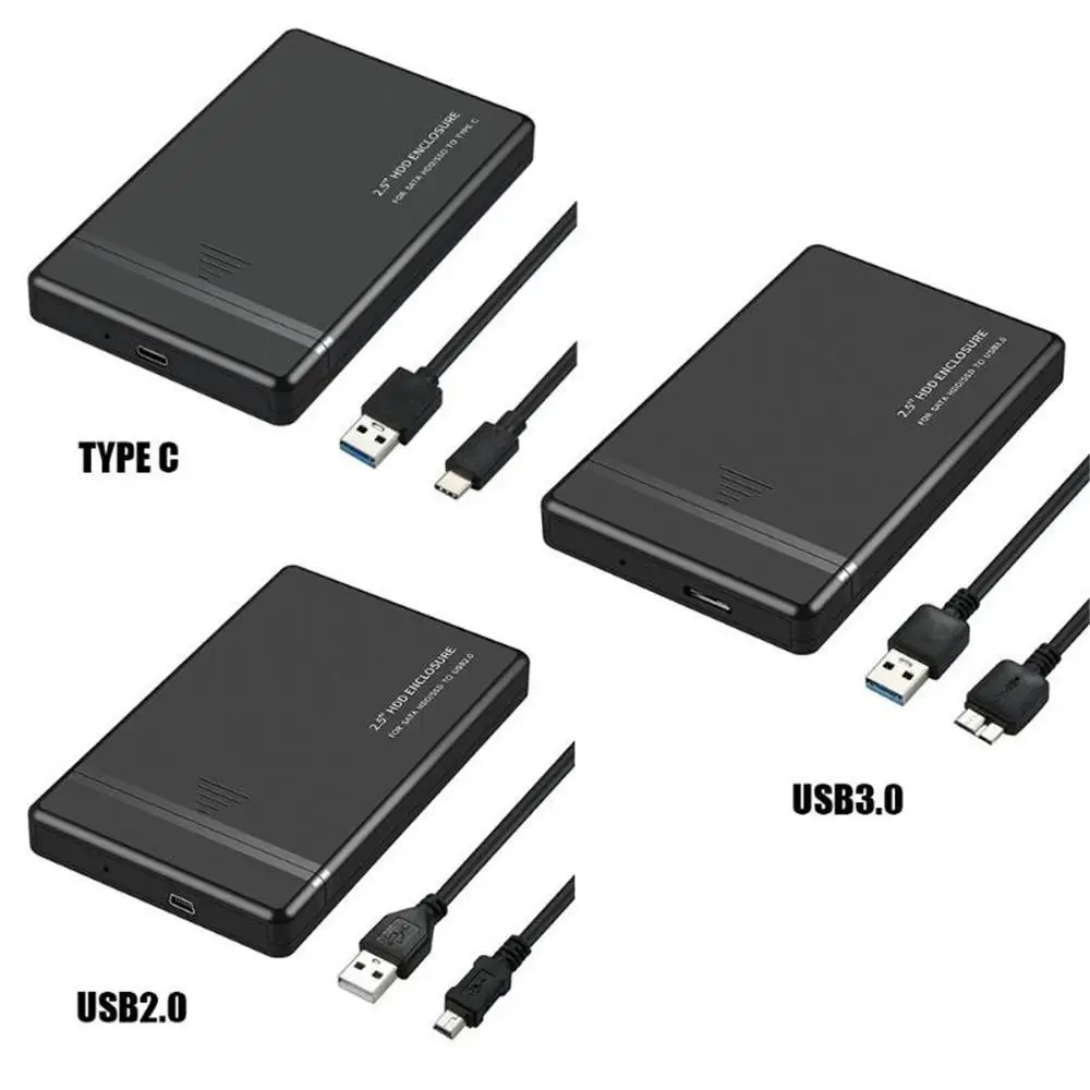 고속 전송 속도 2.5 인치 HDD 내구성 디자인 USB 3.0, 쉬운 플러그 앤 플레이, 편리한 휴대용 2.0 어댑터, Sata SSD 케이스