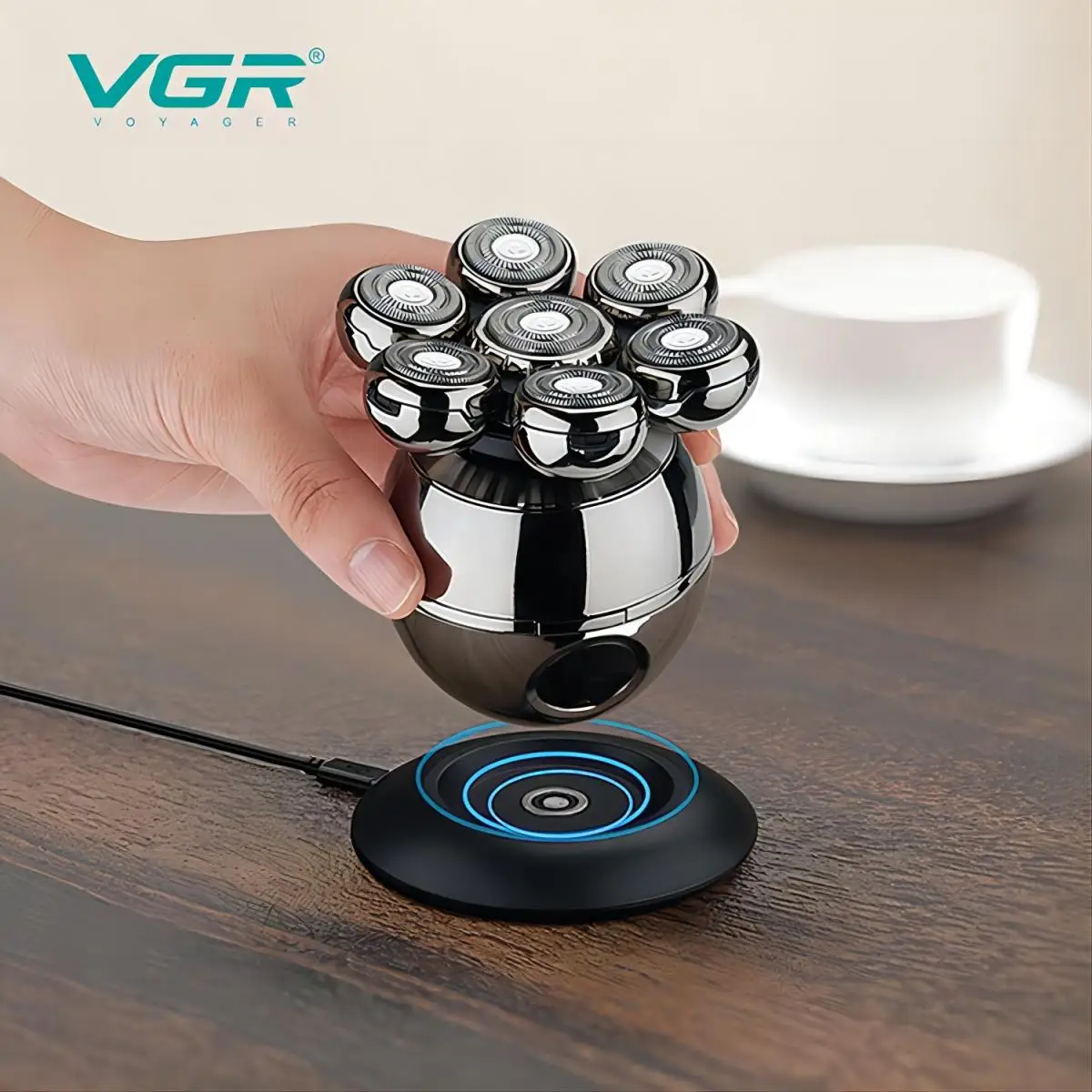 VGR 5 In 1 Men's Beard Razor Professional Beard Shaver