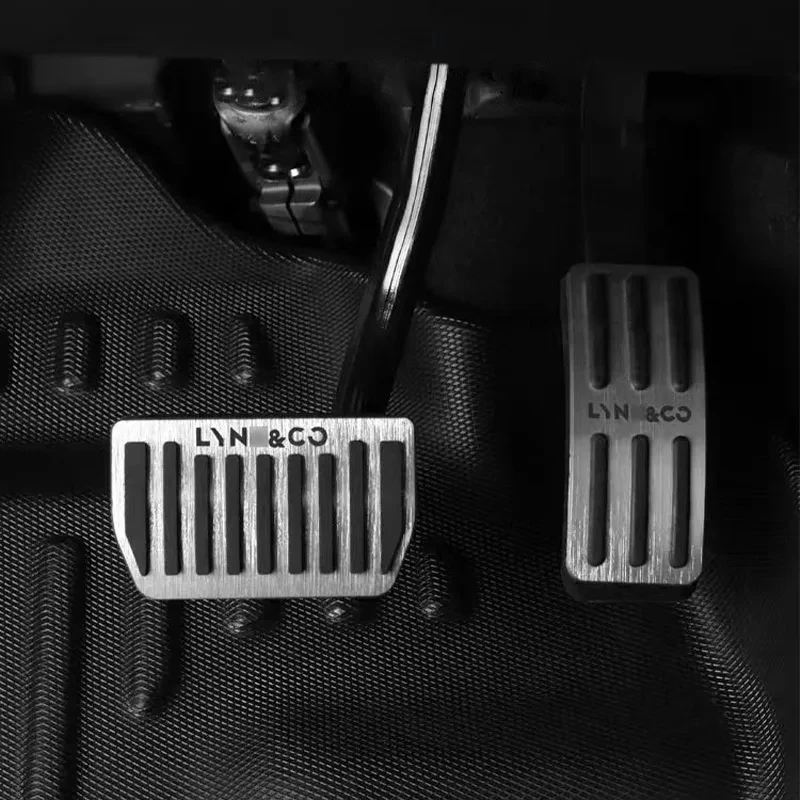 Pedal Cover Lynk Co 01 02 03 05 Non-slip Aluminum Alloy Throttle Brake Pedal Cover EM-P Brake Accelerator Pedal Car Accessories