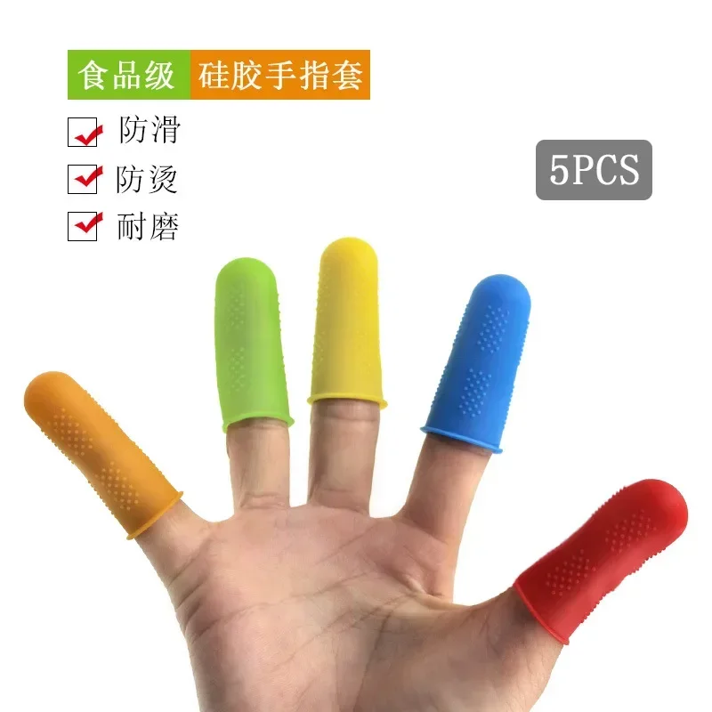 Safe and Reliable Silicone Finger Protective Cover for Anti-Cut Heat Resistant Kitchen Tools