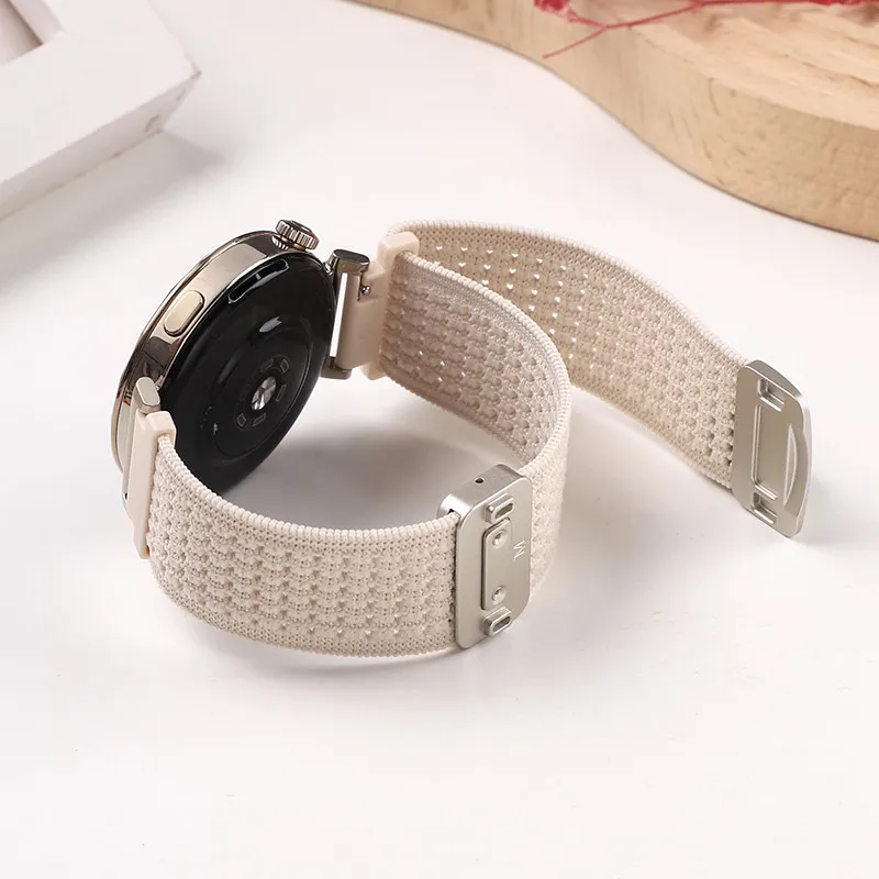 Premium Fabric Nylon Wristband Bracelet, 20mm/22mm Adjustable Strap