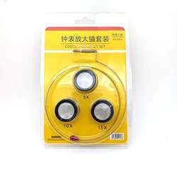 4-Piece Eye Loupe Magnifier Set for Jewelry and Watchmaking (1BOX)