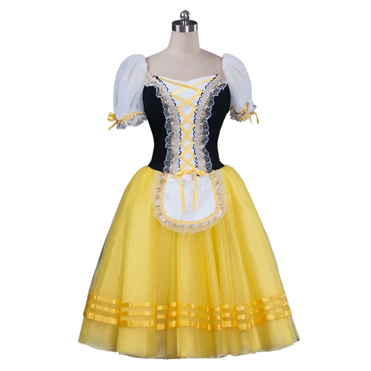 Giselle Ballet Dance Ballerina tutu Dress Girls Women Stage Performance Costume Long Ballet Dancing Dresses