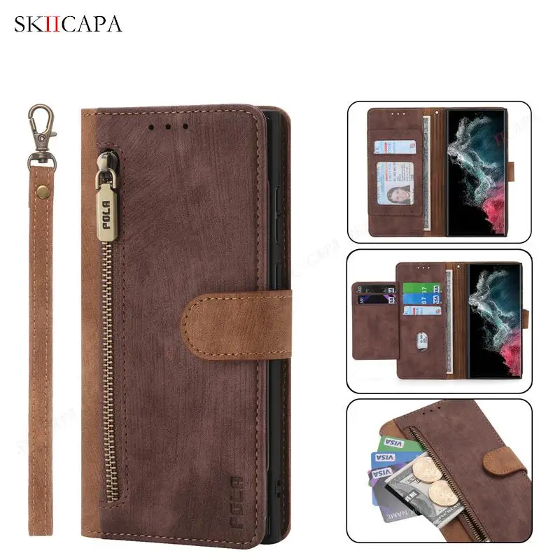 

Кожаный чехол для телефона Motorola G62, G42, G52, G82, G22, G51, G100, G60S, G200, G50, G41, G30, G71, G10, откидной Чехол с несколькими отделениями для карт