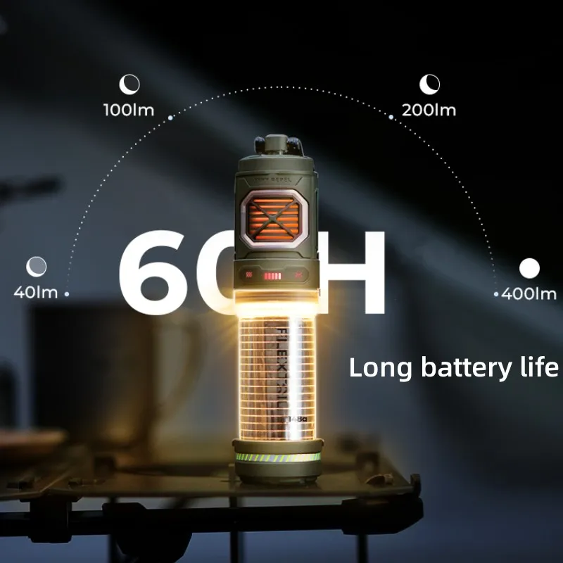 Flextail 소형 모기 퇴치제, 야외 휴대용 모기 램프, 캠핑 낚시 모기 용품, 무선 모기 퇴치제 