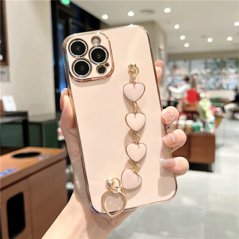 12 Case Luxury Gold Plated Electroplated Heart Bracelet Hand Holder Cover For Iphone 13 Pro Max 11 Xr X Xs 7 8 Plus Se Case Mobile Phone Cases Covers Aliexpress 12 Case Luxury Gold Plated Electroplated Heart Bracelet Hand Holder Cover For Iphone 13 Pro Max 11 Xr X Xs 7 8 Plus Se Case Mobile Phone Cases Covers Aliexpress