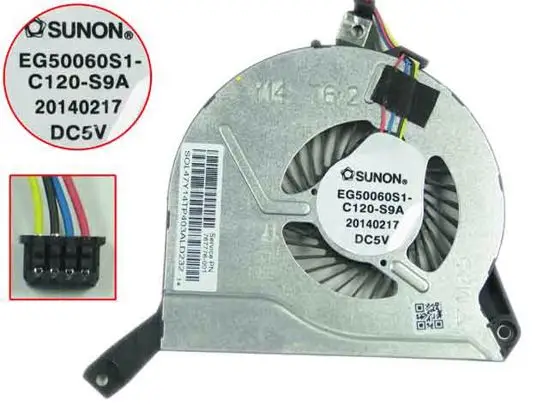 

SUNON EG50060S1-C120-S9A DC 5V 4-проводной вентилятор охлаждения сервера