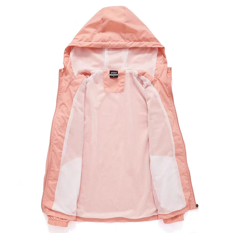Golf Women's Clothing Spring and Autumn New Outdoor Quick drying Sports Jacket Breathable Hooded Windbreaker Casual Thin Coat
