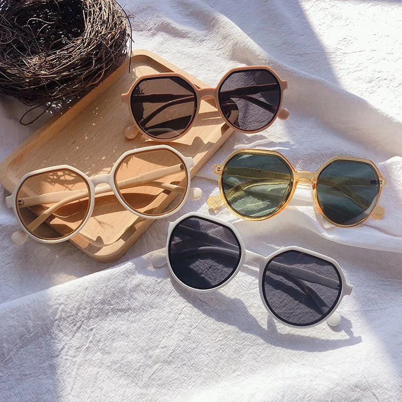 Sunglasses Round Frame Big Frame All-match