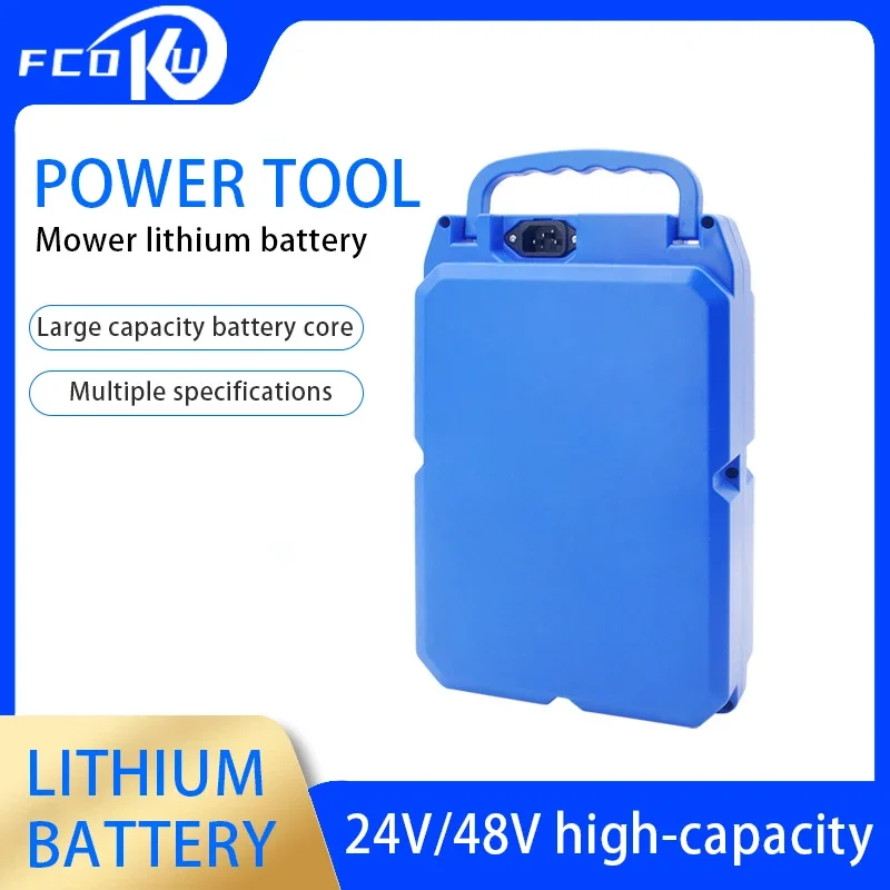 large capacity 48V20Ah mower lithium battery 24V tea picker garden lawn mower special power tool lithium battery